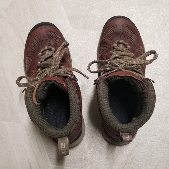 Vasque Breeze III Mid GTX Red Mahogany/Brown Olive Leather Hiking Boots 8 - Picture 8 of 12